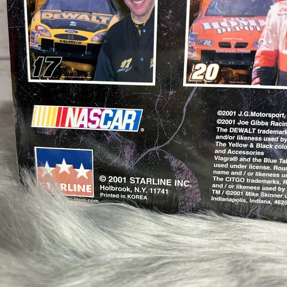 2002 Superstars of NASCAR 16 month Wall Calendar sealed